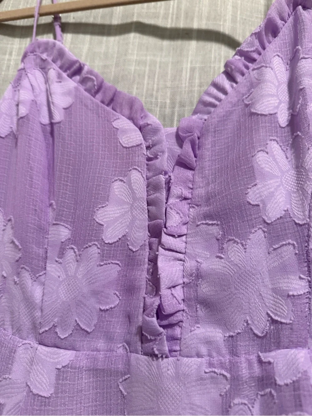 ASTR the label Lavender Floral Midi Dress - Picture 6 of 6